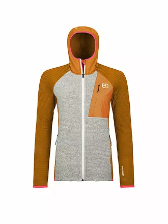 ORTOVOX | Giacca in pile da donna Classic Knit Hoodie | orange